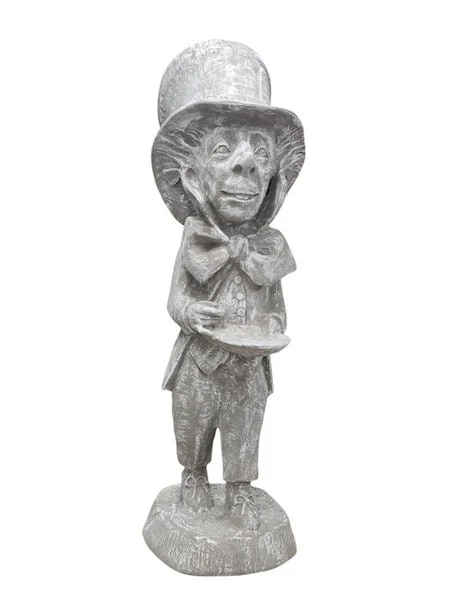 Alice In Wonderland: Mad Hatter Garden Statue 28" H - Image 2