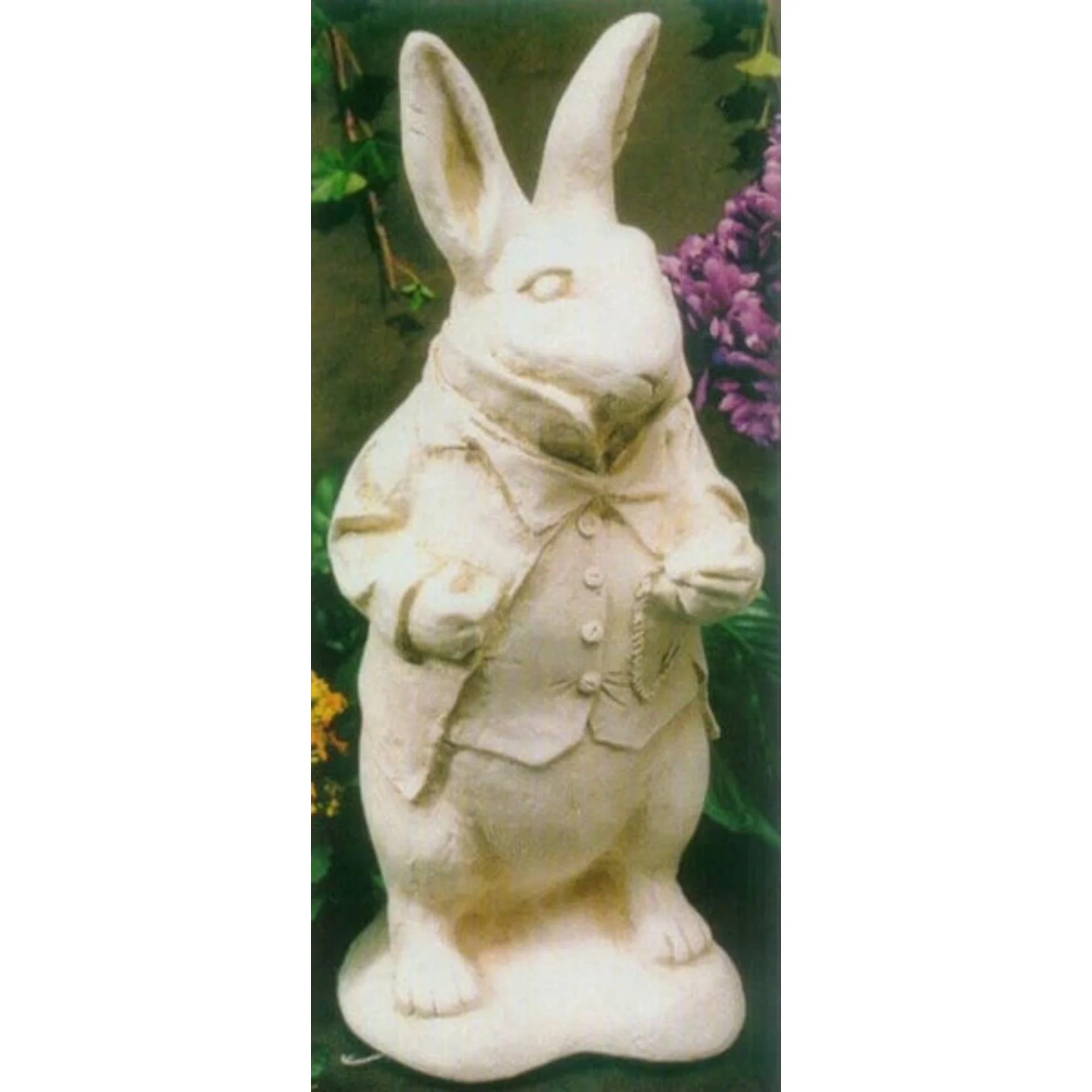 Alice In Wonderland: White Rabbit Garden Statue - Image 2