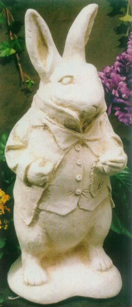 Alice In Wonderland: White Rabbit Garden Statue - Image 3