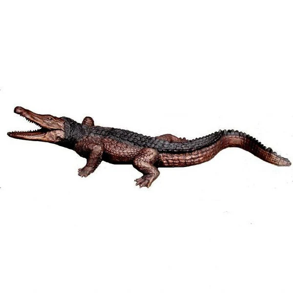 Alligator Fountain Bronze Statue - Image 6