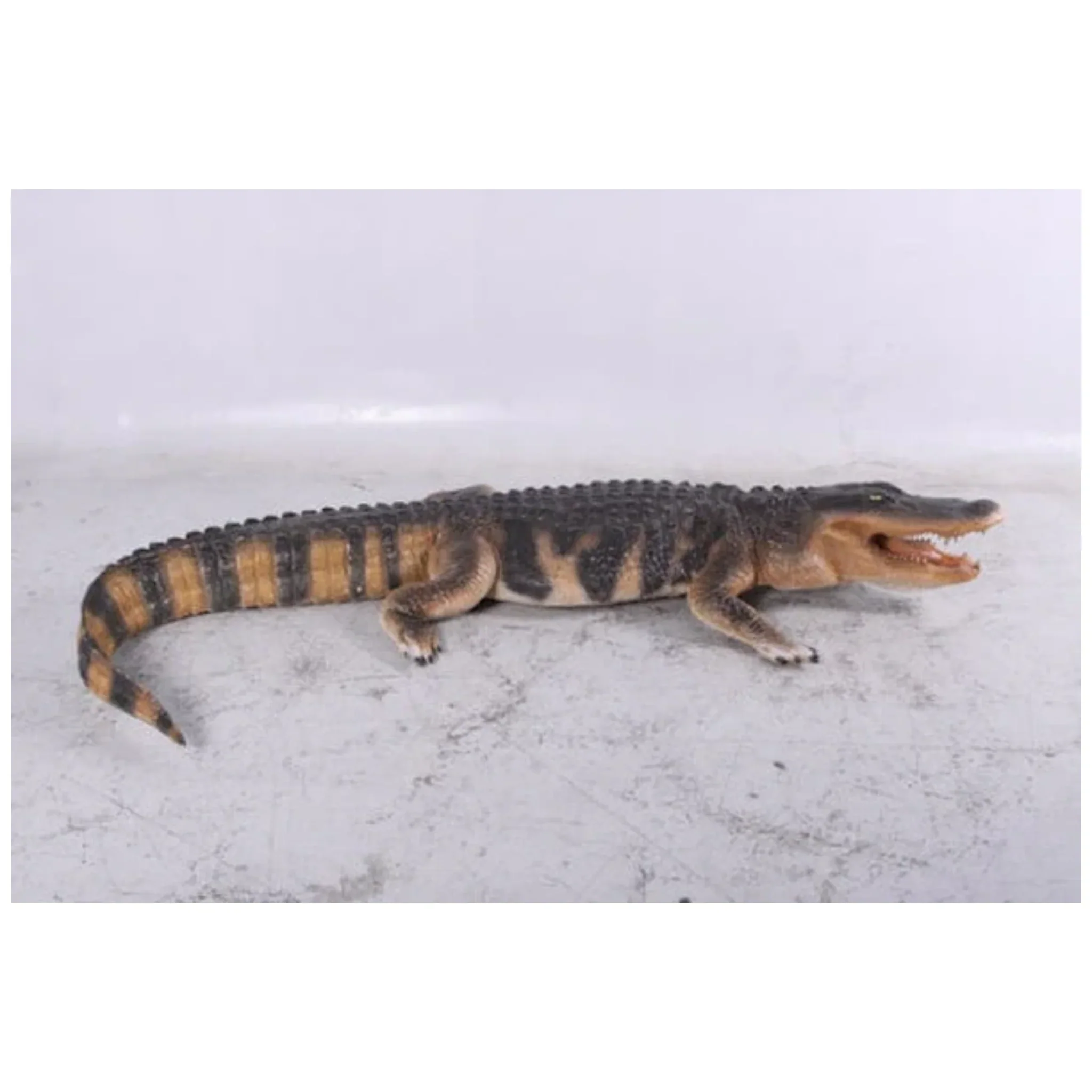 American Alligator Life Size Statue - Image 3