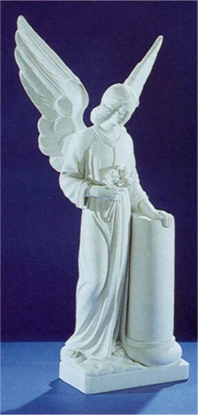 Angel With Roses 39" High - Image 3