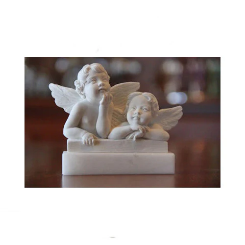 Raphael's Angels Marble Sculpture Italian Made - Image 3