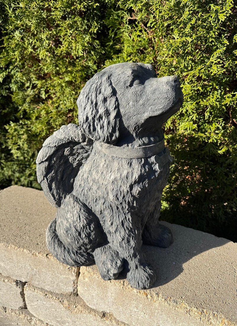 Angelic Dog Garden Statue Pet Memorial