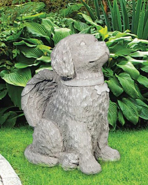 Angelic Dog Garden Statue Pet Memorial - Image 3