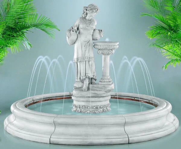 Angella In Toscana Pool Fountain with Spray Ring - Image 5