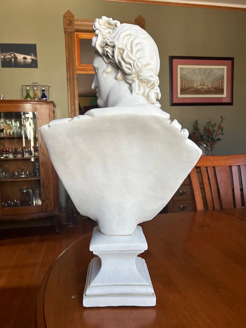 Apollo Bust Sculpture 24" High - Image 6
