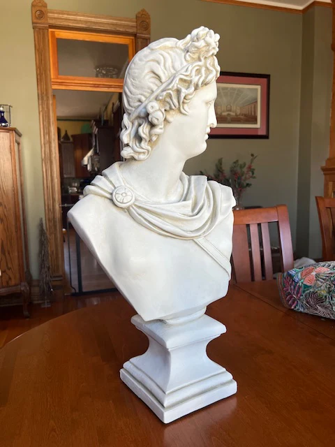 Apollo Bust Sculpture 24" High - Image 8