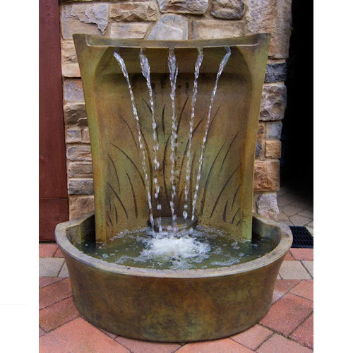 Aria Garden Wall Fountain with Light