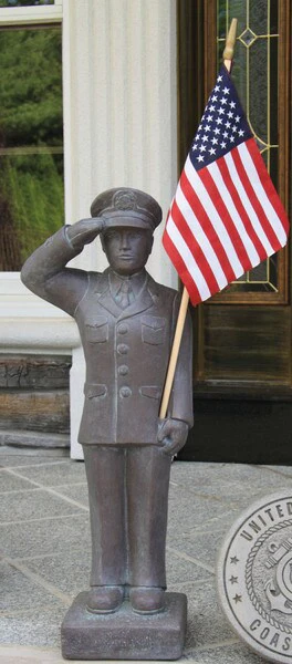 Armed Forces Coast Guard Military Garden Statue 27" High - Image 3