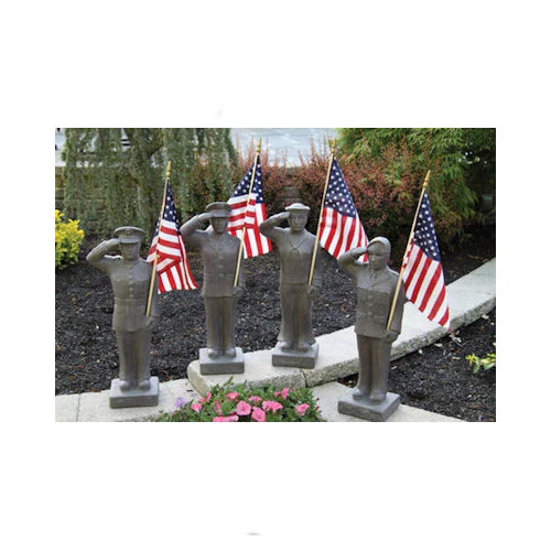 Armed Forces Military Branches Tribute Statue Set of Four 27"H - Image 2