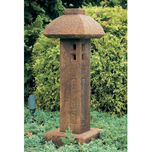 Asian Pathway Tall Lamp Garden Sculpture 36" High - Image 2