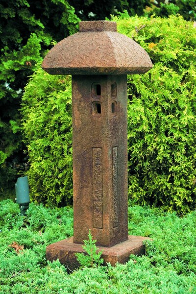 Asian Pathway Tall Lamp Garden Sculpture 36" High - Image 3