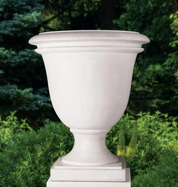 Avanti Orlando Urn Solid Concrete Planter 36" High - Image 6