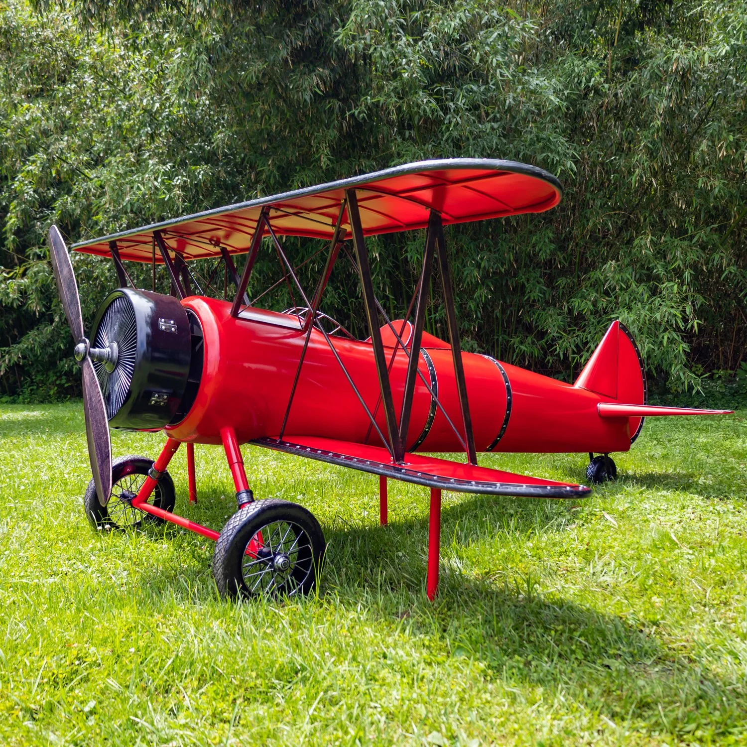 Aviation Showpiece Biplane Decorative Sculpture