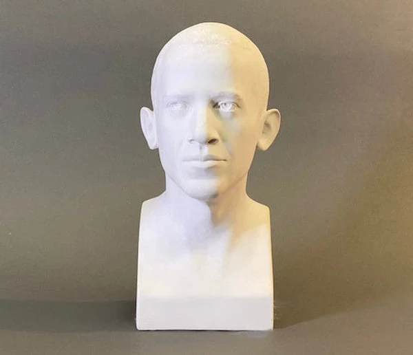 Barack H. Obama Presidential Bust Sculpture - Image 3
