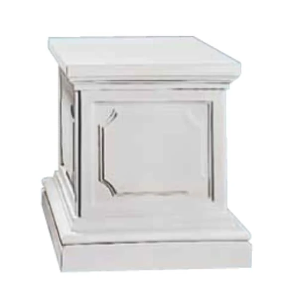 Italian Marble Pedestal Base 18" Tall