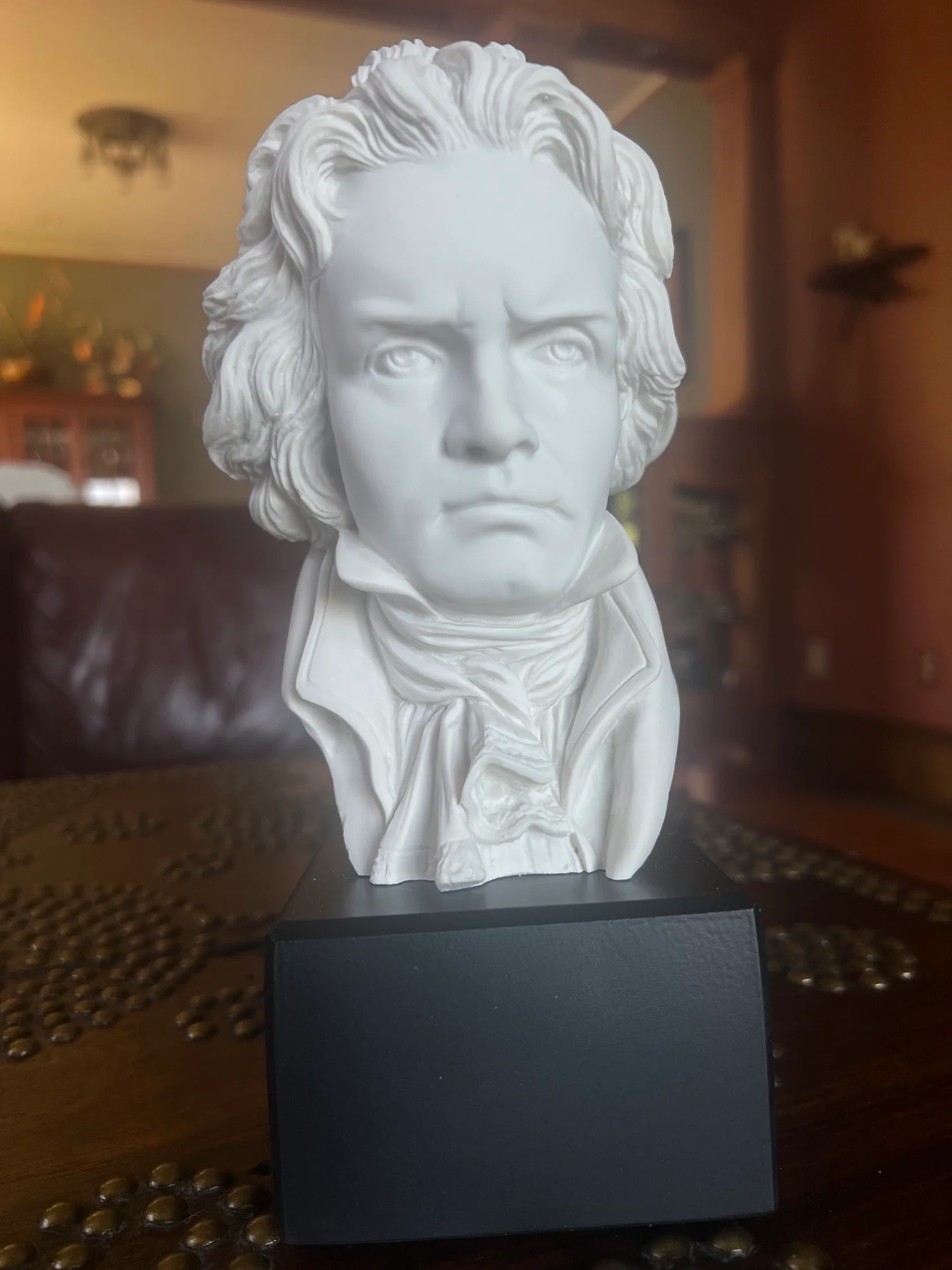 Beethoven Bust Prometheus Sculptural Portrait Statue - Image 3
