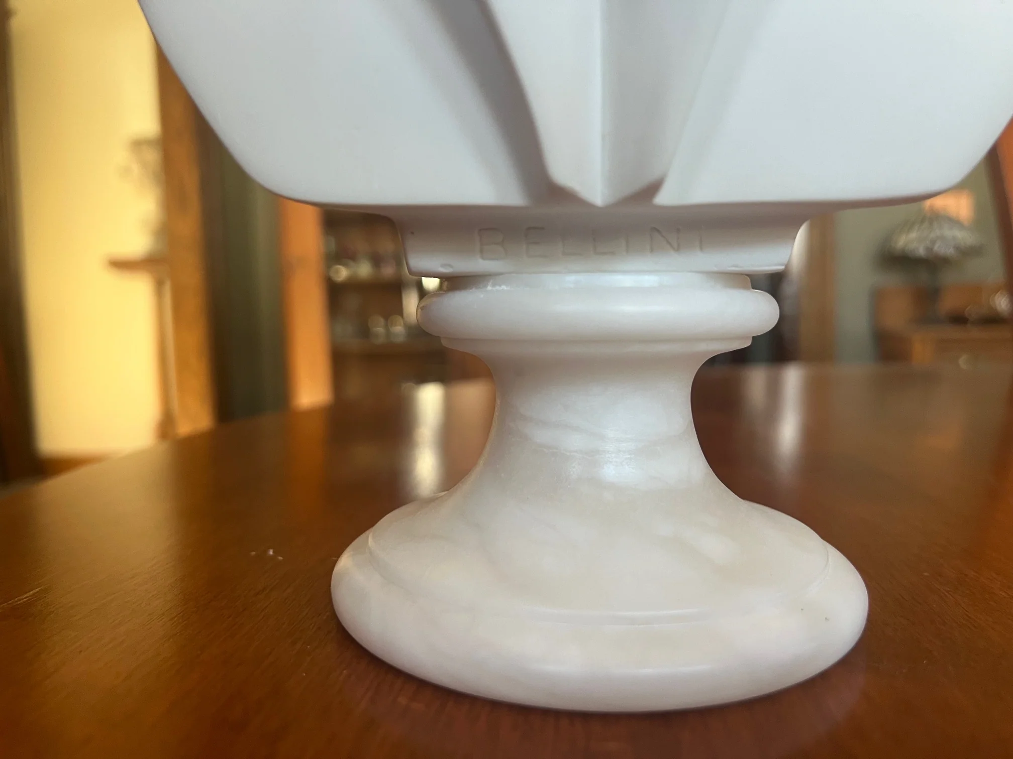 Bellini Bust Sculpture — Fine Italian Alabaster Portrait - Image 8