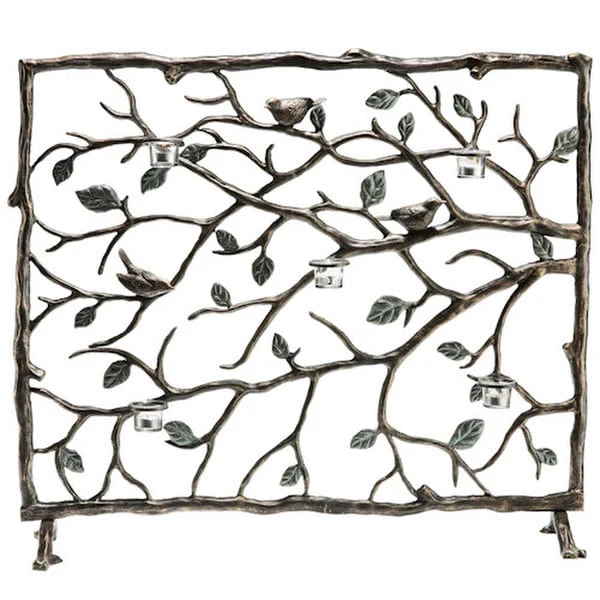 Bird & Branch Firescreen Candle Holder