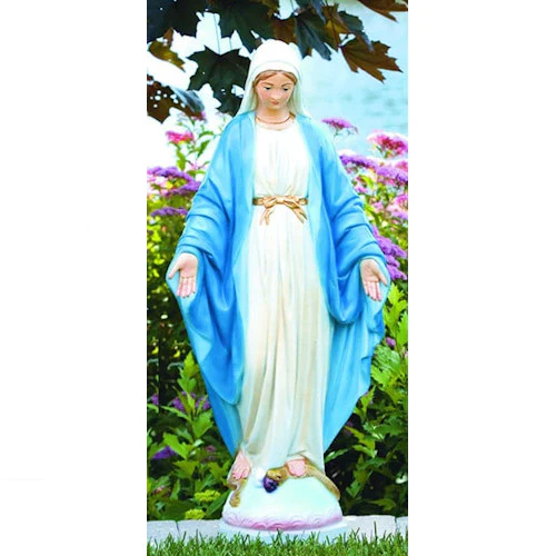 Blessed Mother Mary Sculpture 32.5" High - Image 2