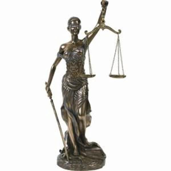 Blind Lady Justice -la Justica 12" High - Image 2