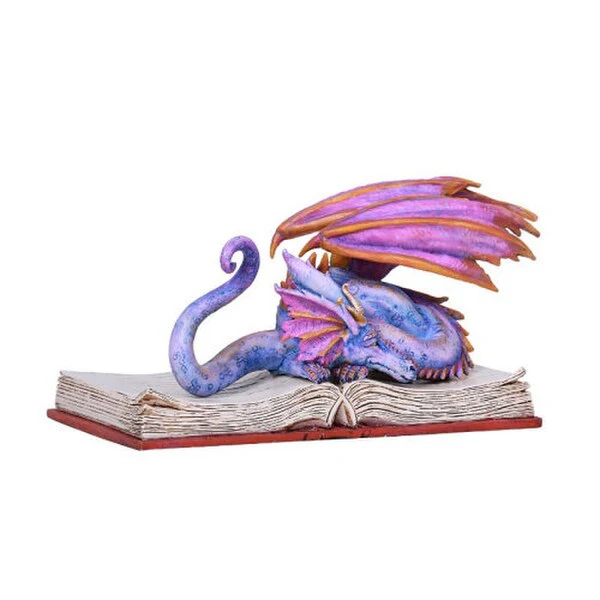 Book Wyrm Worm Dragon Sculpture - Image 3