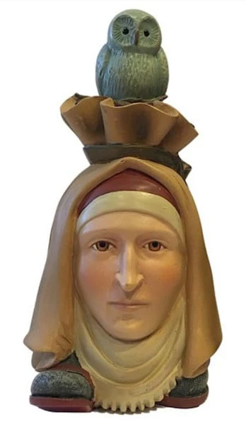 Bosch Statue Woman Head Foot Owl