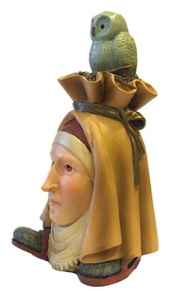 Bosch Statue Woman Head Foot Owl - Image 2