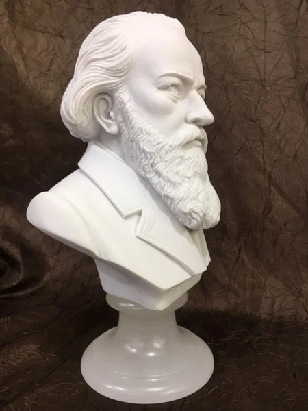 Johannes Brahms Composer Bust Sculpture - Image 4