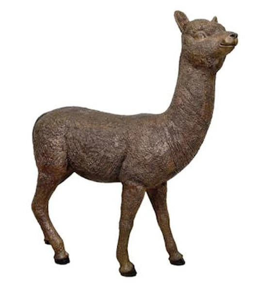 Bronze Alpaca Sculpture - Image 2