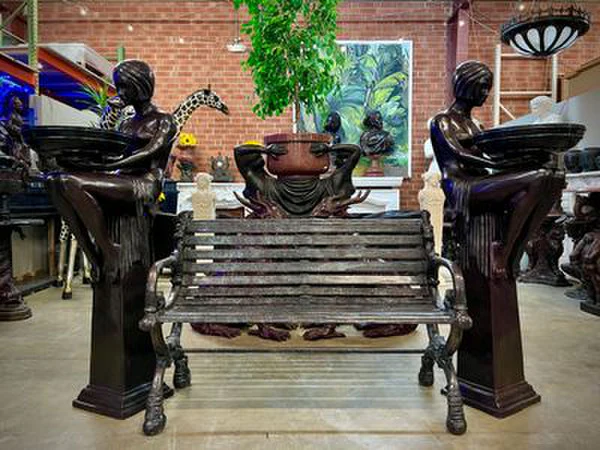 Bronze Garden Bench - Image 2