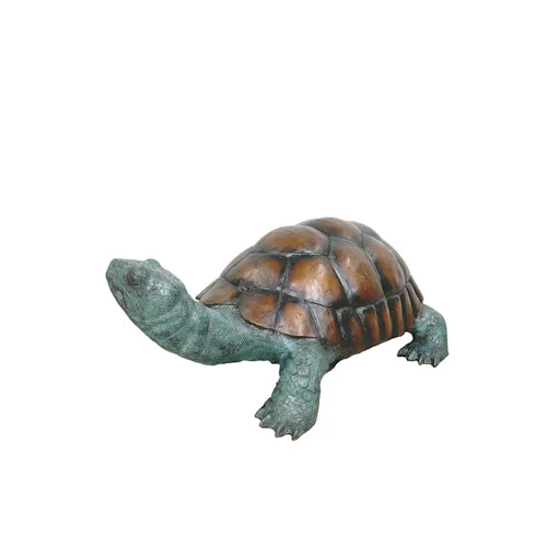 Bronze Turtle Fountain Water Feature 13 Inch Tall - Image 4