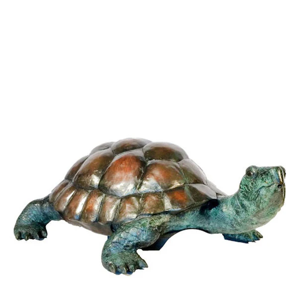 Bronze Turtle Fountain Water Feature 13 Inch Tall - Image 5