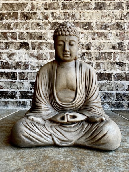 Buddha Meditating 17" High