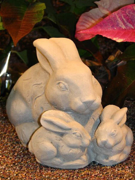 Bunny Family Statuary