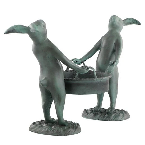Bunny Plant Holder Sculptural Art - Image 4