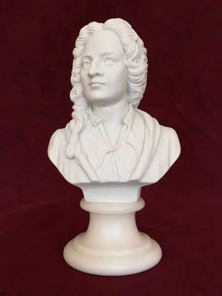 Bust of Composer Vivaldi Marble Sculpture - Image 4