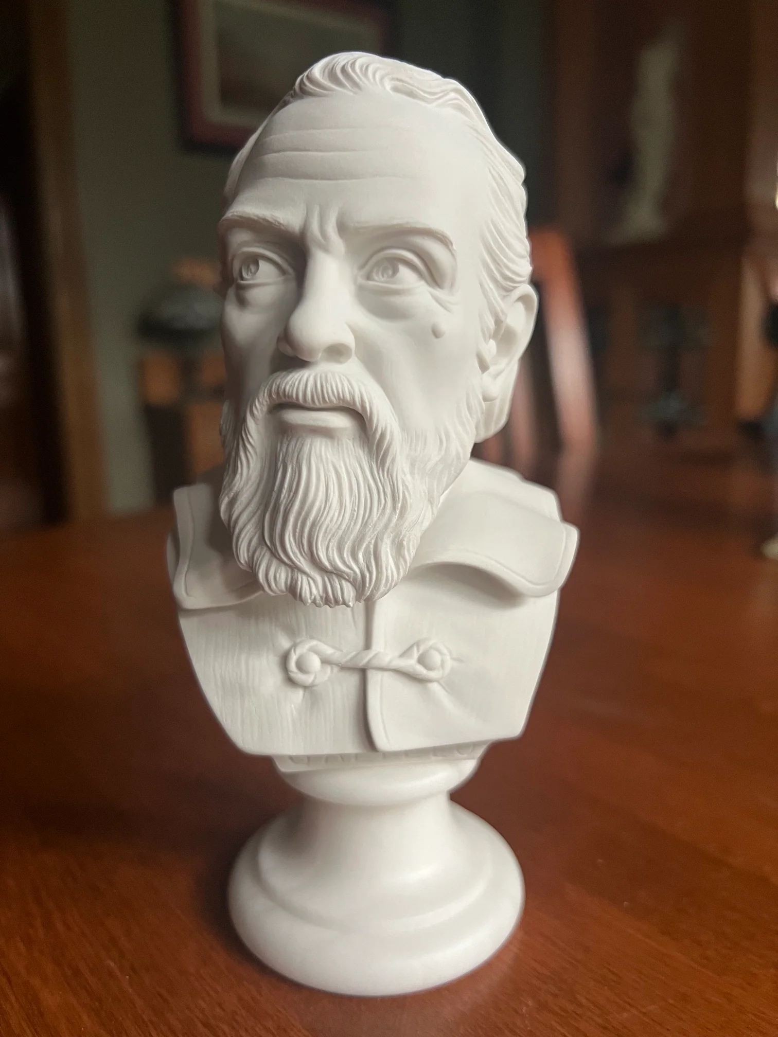 Bust of Galileo Galilei Marble Portrait Statue - Image 3