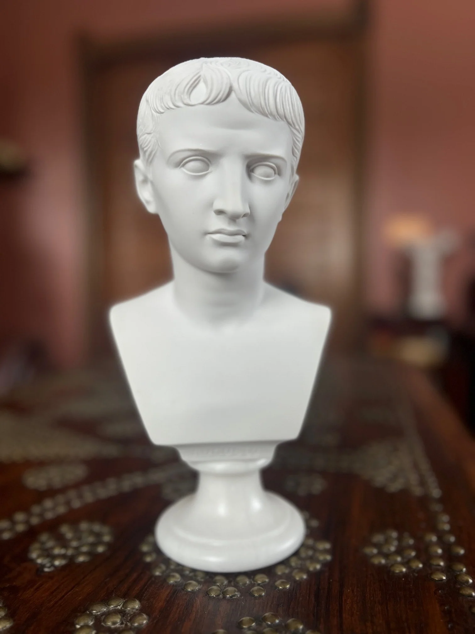 Caesar Augustus Bust 10" High - Image 7