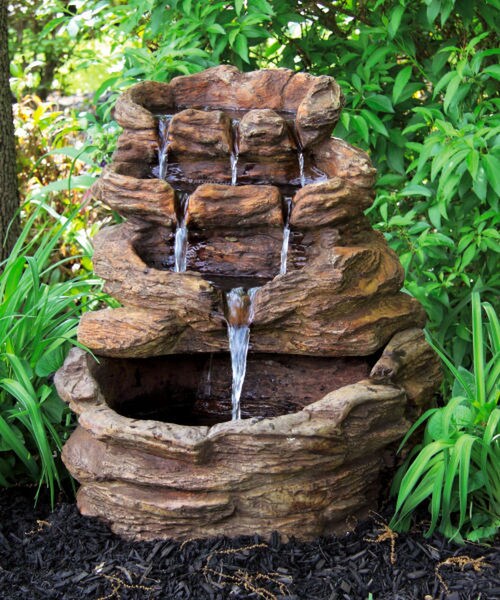 Canyon Falls Garden Fountain