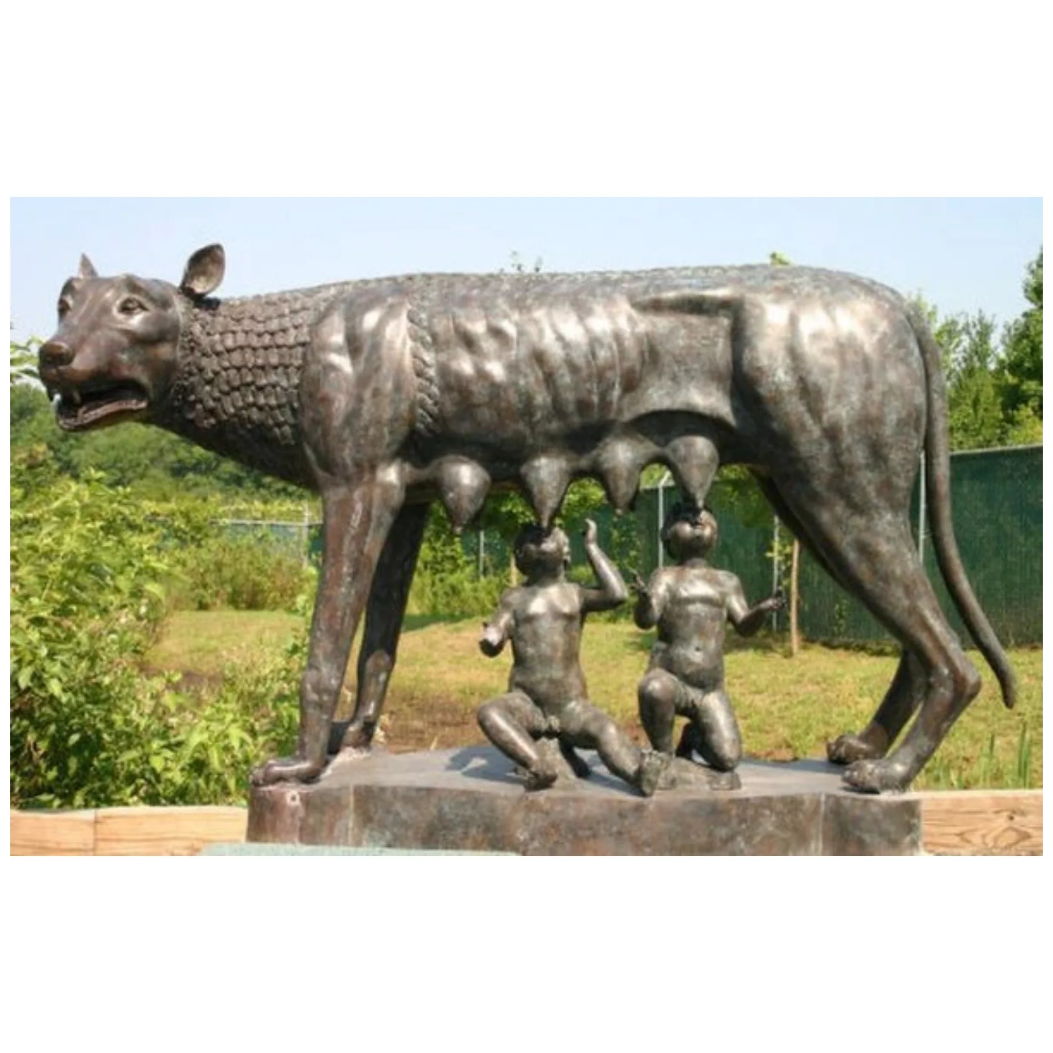 Capitoline Wolf -romulus And Remus Large - Image 3
