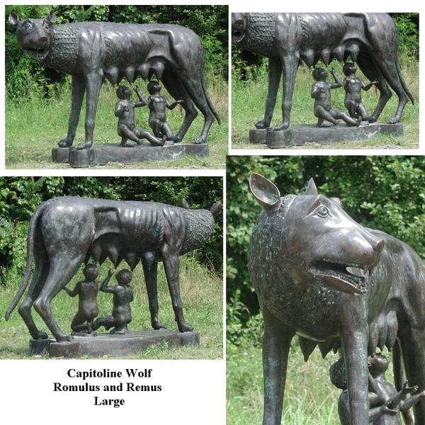 Capitoline Wolf -romulus And Remus Large - Image 5