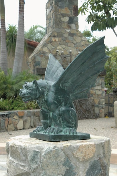 Chained Gargoyle 20" Bronze Statue