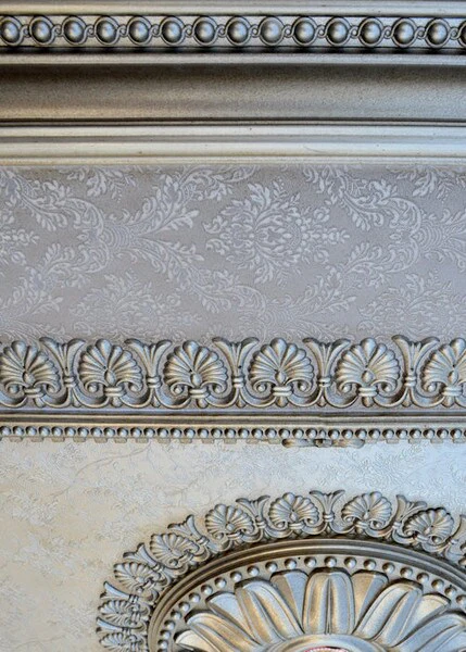 Champagne Rectangular Ceiling Medallion 94 Inch - Image 3
