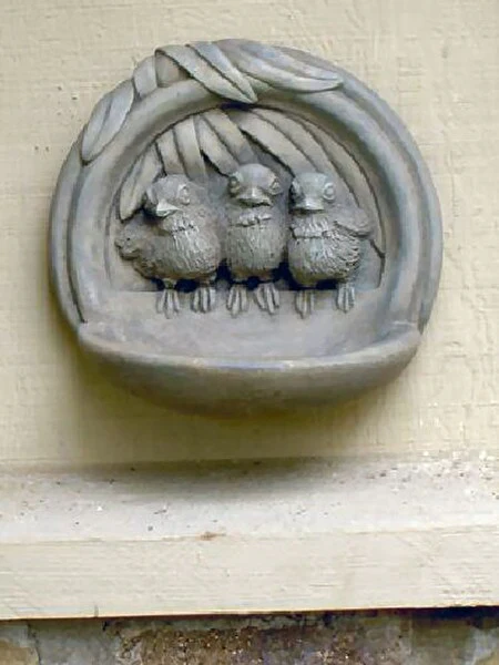 Chickadee Birdfeeder Wall Hanging