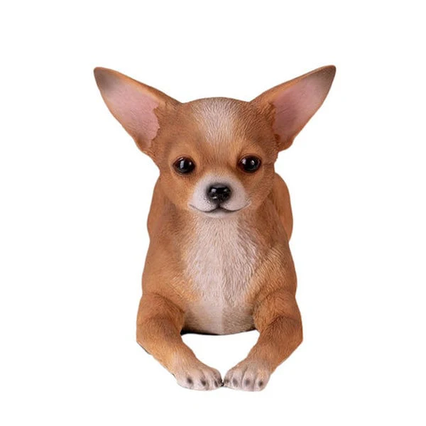 Chihuahua Dog Laying Down Figurine - Image 4