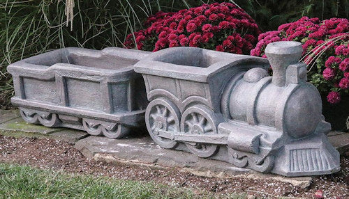 Choo Choo Train Engine and Car Planters - Image 2