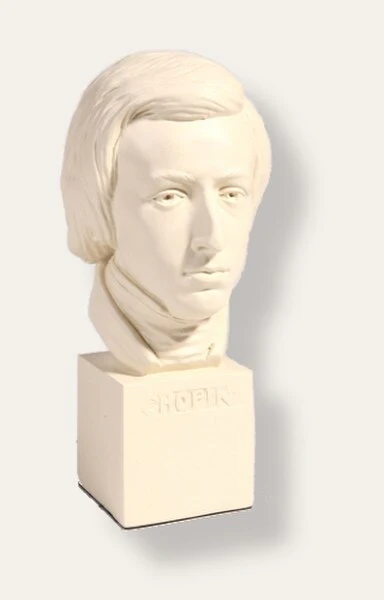 Chopin Frederick Bust 11" High Sculpture