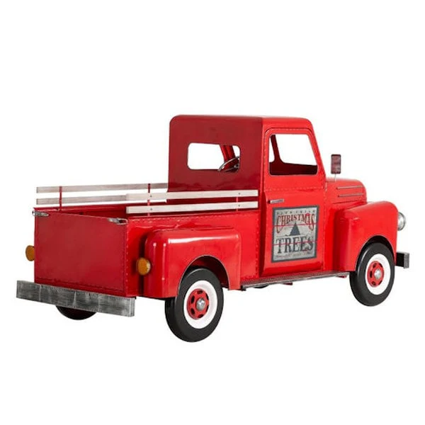 Christmas Red Truck Pickup Display Sculpture - Image 7